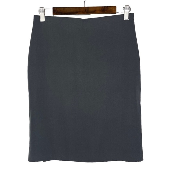 Ann Taylor Dresses & Skirts - Ann Taylor Gray Silk Pencil Knee Length Skirt 2